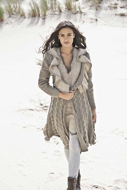 Lana Grossa KURZMANTEL Alta Moda Cashmere/Alta Moda Alpaca